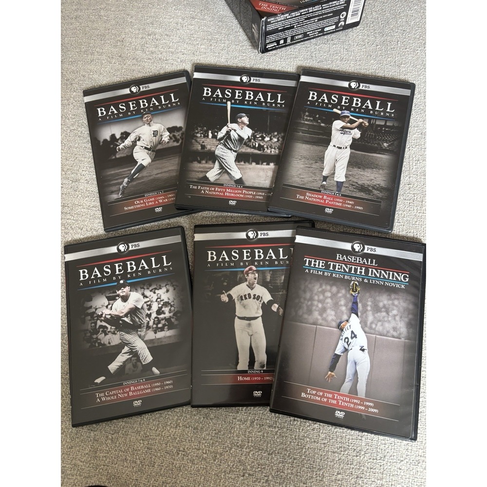 Baseball: A Film by Ken Burns Includes 10th Inning DVD Set 11 Discs PBS Films - Picture 5 of 13